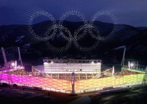 2018 Winter Olympics 1,200 Drone Show