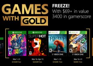 Free Xbox Games For March 2018