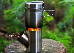 Kombuis Portable Rocket Stove Cooking Set