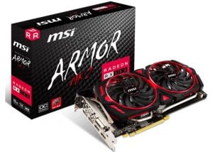 MSI Radeon RX 580 Armor MK2 Graphics Card