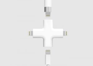 Node 4 Way Apple Lightning Charger Adapter