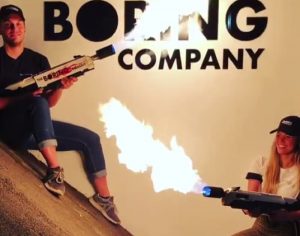 Boring Company Flamethrower