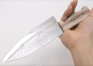 Master Knife Maker Creates Kitchen Knife From A Roll Of Aluminum Foil