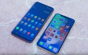 Samsung Galaxy S9+ vs Apple iPhone X