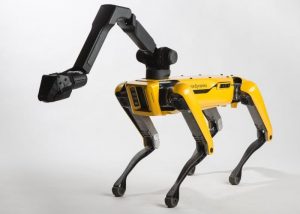 SpotMini Robot Fights Human To Get Through Doorway