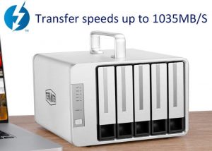 TerraMaster 5-Bay D5 Thunderbolt 3 RAID Storage