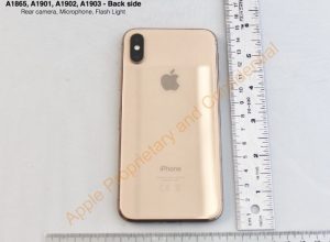 Gold iPhone X