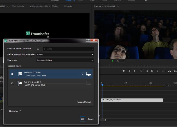 New JPEG XS Video CODEC