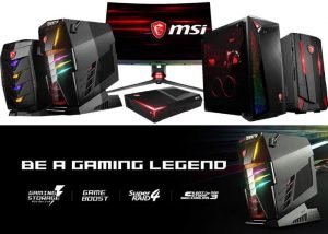 New MSI Gaming Desktop PCs