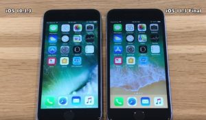iOS 10.3.3 vs iOS 11.3