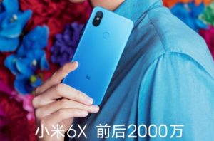 New Xiaomi Mi 6X