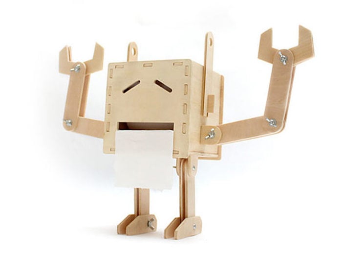 DIY Robot Tissue Box Holder