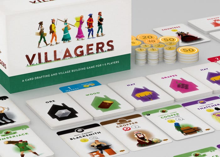 Villagers Card Drafting And Village Building Game