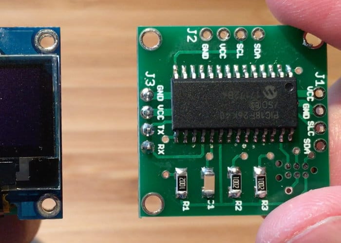 HTML Interface To SSD1306 OLED Display