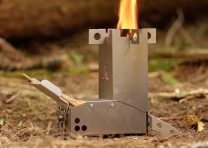 Hot Ash Mini Wood Burning Rocket Stove