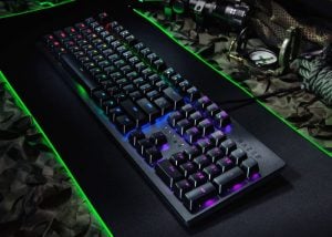 Razer Huntsman Elite With Lightbeam Opto-Mechanical Switches