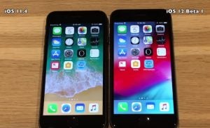 iOS 12 Beta 1 vs iOS 11.4