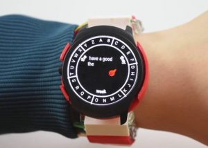 Smartwatch Hand Gesture Typing App Concept WrisTex