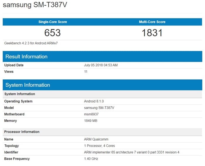 Samsung Galaxy Tab A