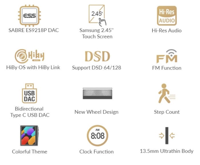 Hidizs AP80 Music Player