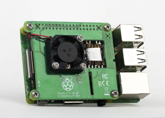 Raspberry Pi 3 Power Over Ethernet