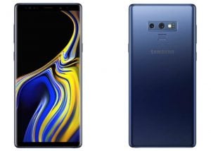 Samsung Galaxy Note 9 smartphone