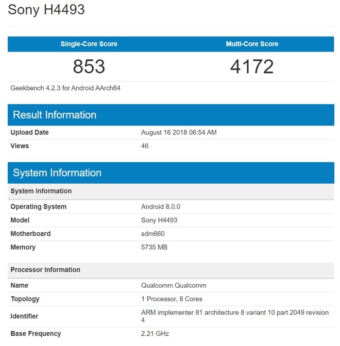 Sony Xperia XA3 Ultra