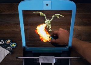 Spatial Multiplayer Holographic AR Tabletop Gaming System