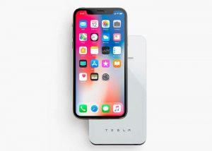 Tesla Smartphone Wireless Charger