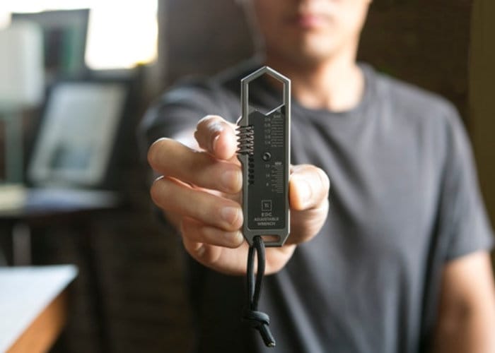 Ti EDC Wrench Adjustable Pocket Multitool