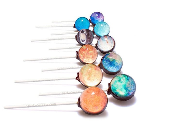 Sparko Sweets Galaxy Lollipops 