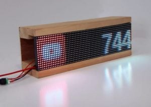 DIY Raspberry Pi Desktop Social Media Counter