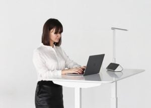Magic Desk, easily adjustable sitting, standing desk