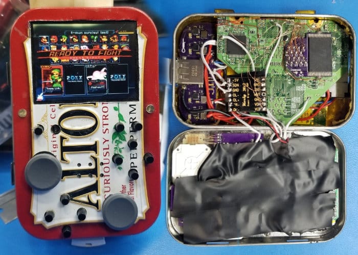 Nintendo Wii Altoids tin