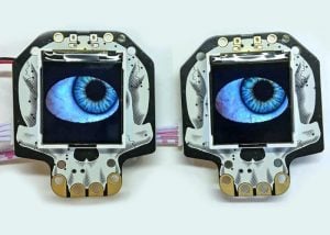 Synchronised HalloWing spooky eyes project