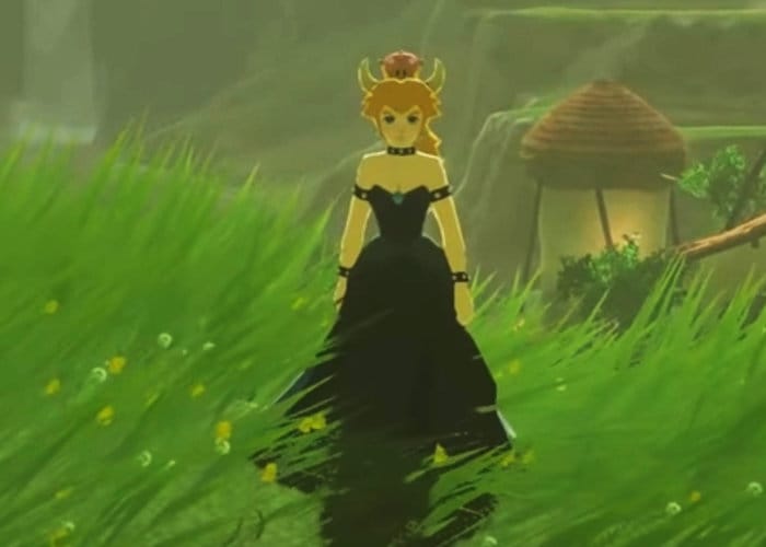 Zelda Breath of the Wild Bowsette mod unveiled Geeky