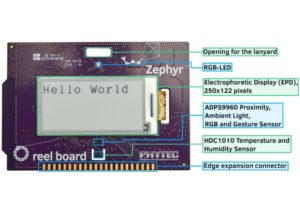 Zephyr reel board Zephyr OS evaluation board