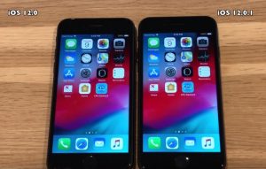 iOS 12 vs iOS 12.0.1