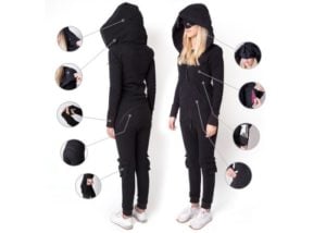 Inflatable one piece suit