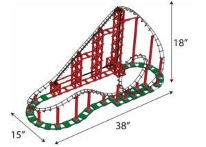 Sidewinder LEGO compatible roller coaster