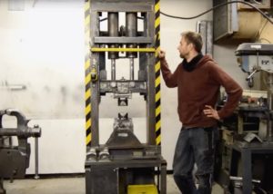 DIY forging press
