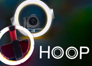 HOOP ring light and camera stabiliser