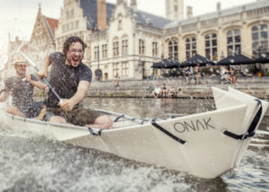 ONAK 2.0 origami inspired folding canoe
