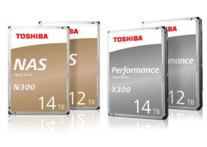 Toshiba 12TB and 14TB N300 and X300 hard drives