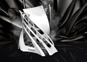 Unique sculpted In Win Z-Tower Signature Edition E-ATX PC chassis