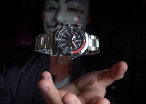 Vigilante quad-time-zone chronograph watch