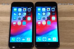 iOS 12.1.1 vs iOS 12.1