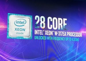 Intel Xeon W-3175X 28-core processor