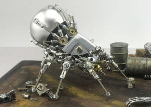 Mechanical Spider Bluetooth speaker inspired by Ghost Recon
