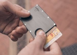 Minimalist aluminium wallet by Bad Idea